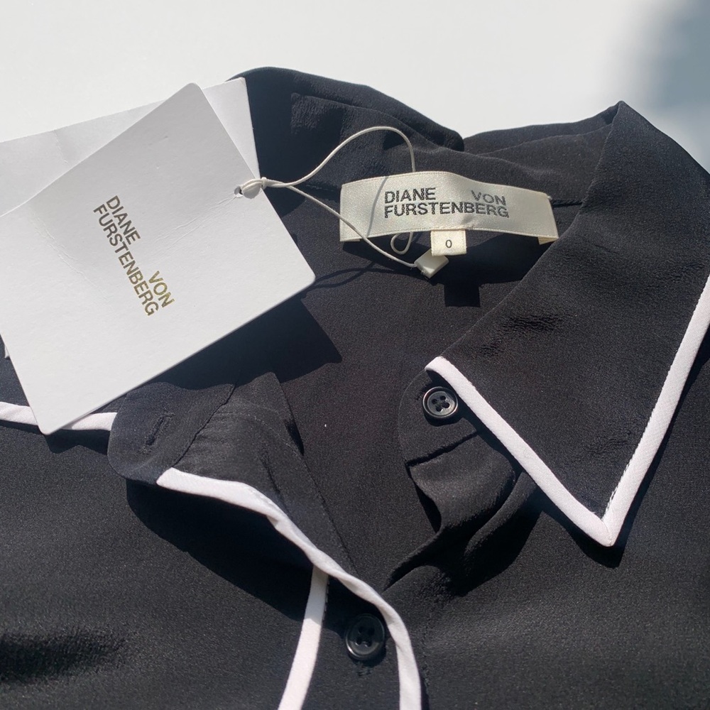 Diane von Furstenberg silk shirt